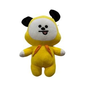 BT21 Chimmy Plush 11" Yellow Puppy BTS Jimin Line Friends Character Toy Kawaii